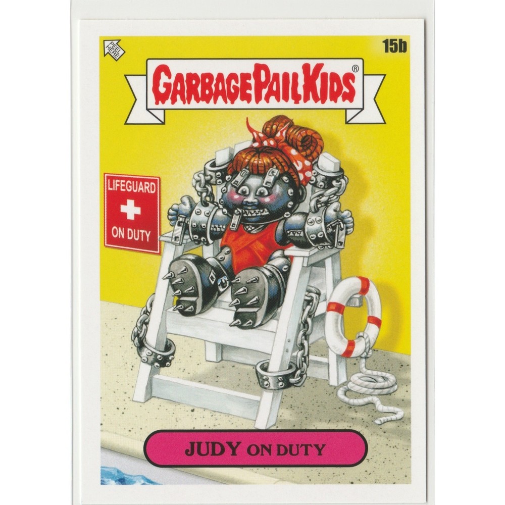 Judy On Duty Garbage Pail Kids GPK 35th Anniversary 2020 Series #15b