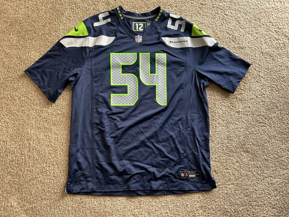 New Bobby Wagner Seattle Seahawks Men’s 2XL Nike Engineered Game NFL Navy Jersey