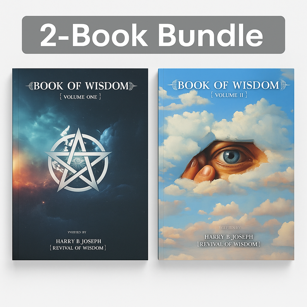 Book of Wisdom Volumes 1 & 2 by Harry B. Joseph (Paperback 2-Book Spiritual Set)