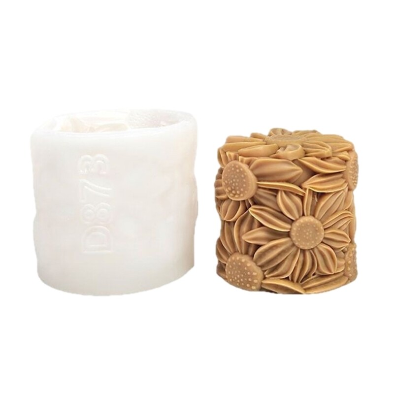 Flowers Molds Epoxy Resin Molds Cylindrical Silicone Mould Casting Molds