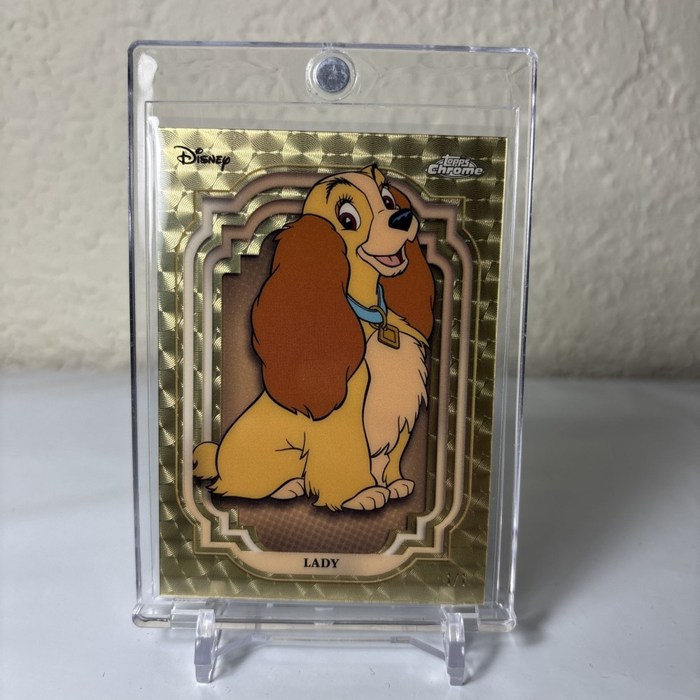 2024 Topps Chrome Disney Lady Superfractor 1/1 Lady & the Tramp