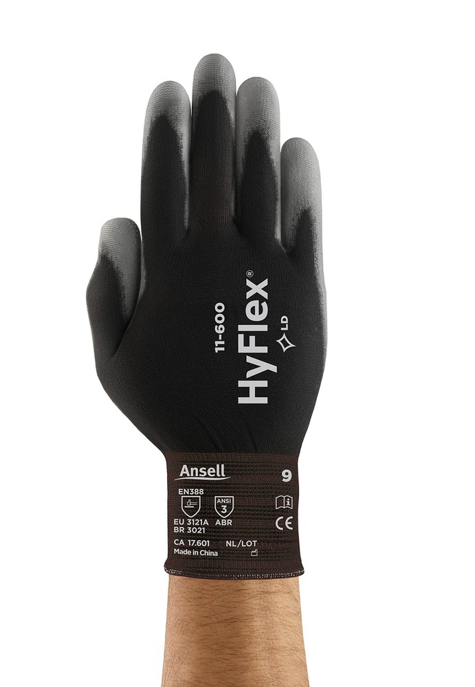 HyFlex 11-600 Multipurpose Gloves Durable Lightweight Breathable Size Small