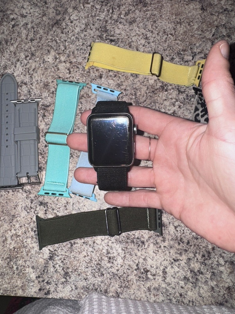 Apple Watch Series 3 GPS 42mm Space Gray Aluminum Case with Black Sport Band