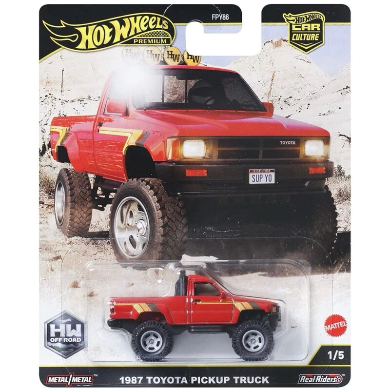 INHAND 2025 Hot Wheels Premium Car Culture Off Road ' 1987 Toyota Pickup Truck