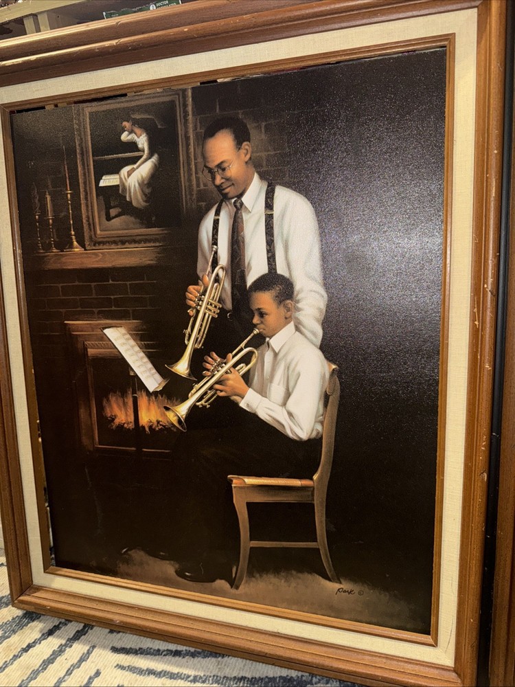 African American  Giclee Painting musicians in generations by Jay C. Bakari