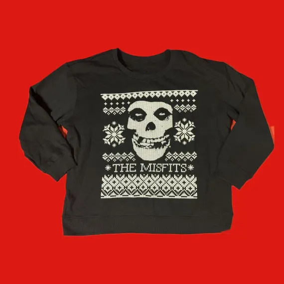 Misfits Band Skull Xmas Holiday Pullover S-5XL Sweatshirt