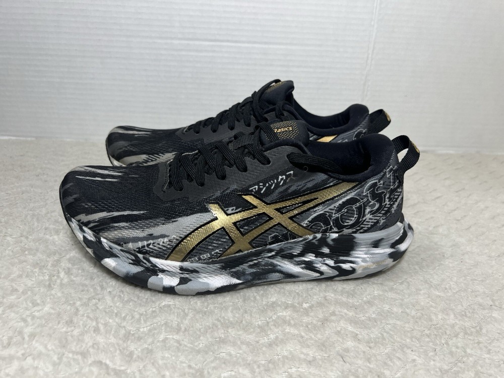 Asics Gel-Noosa Tri 13 Womens Sz 8.5 Triathlon Running Training Shoes Black Gray