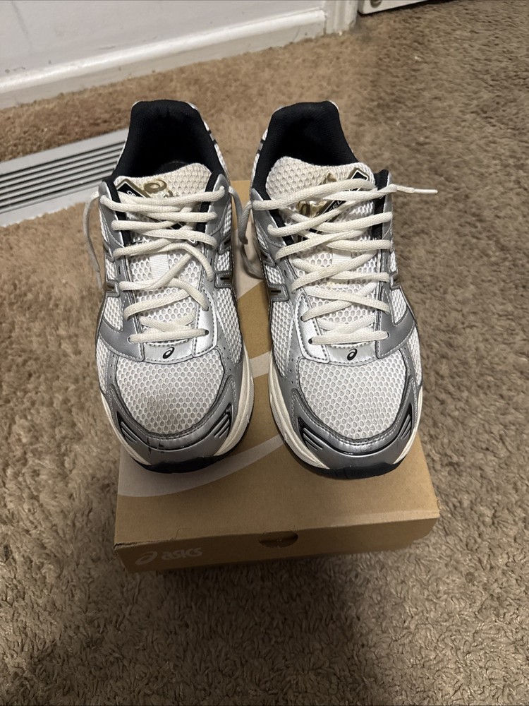 ASICS Men's Gel-1130 Running Sneakers White/Clay Canyon, Size 9