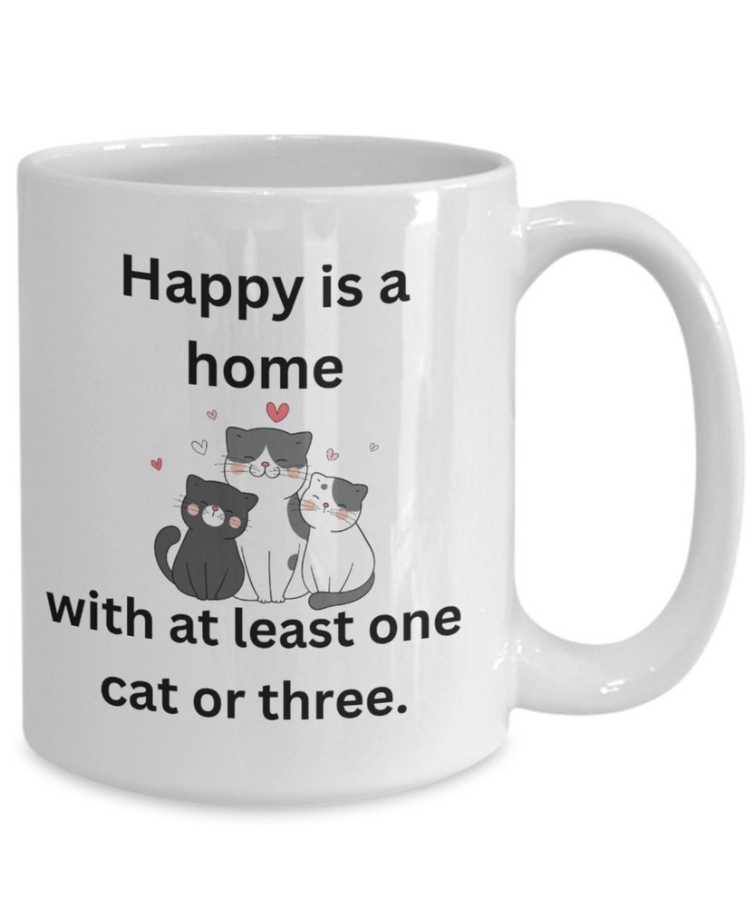 Cats Home Cat Lover Animal Mug Cat Coffee Mug Cat Tea Mug Gift Coffee Mug Friend