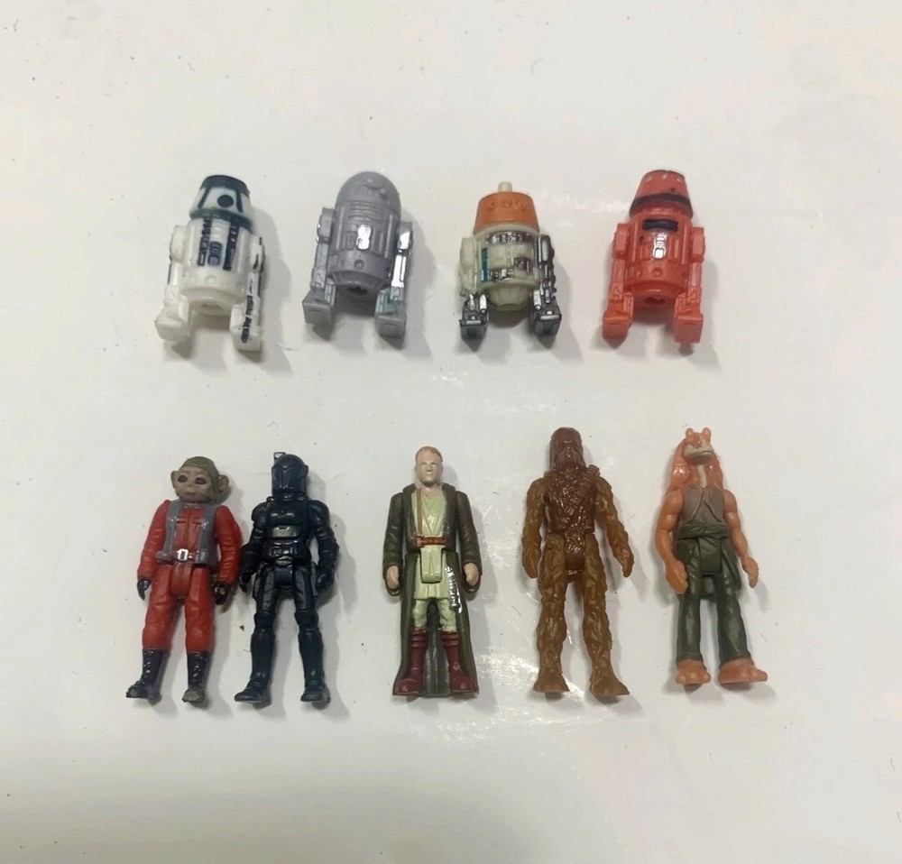 Lot of 9 Star Wars Micro Galaxy Squadron Vehicle Machines Mini Figures Loose