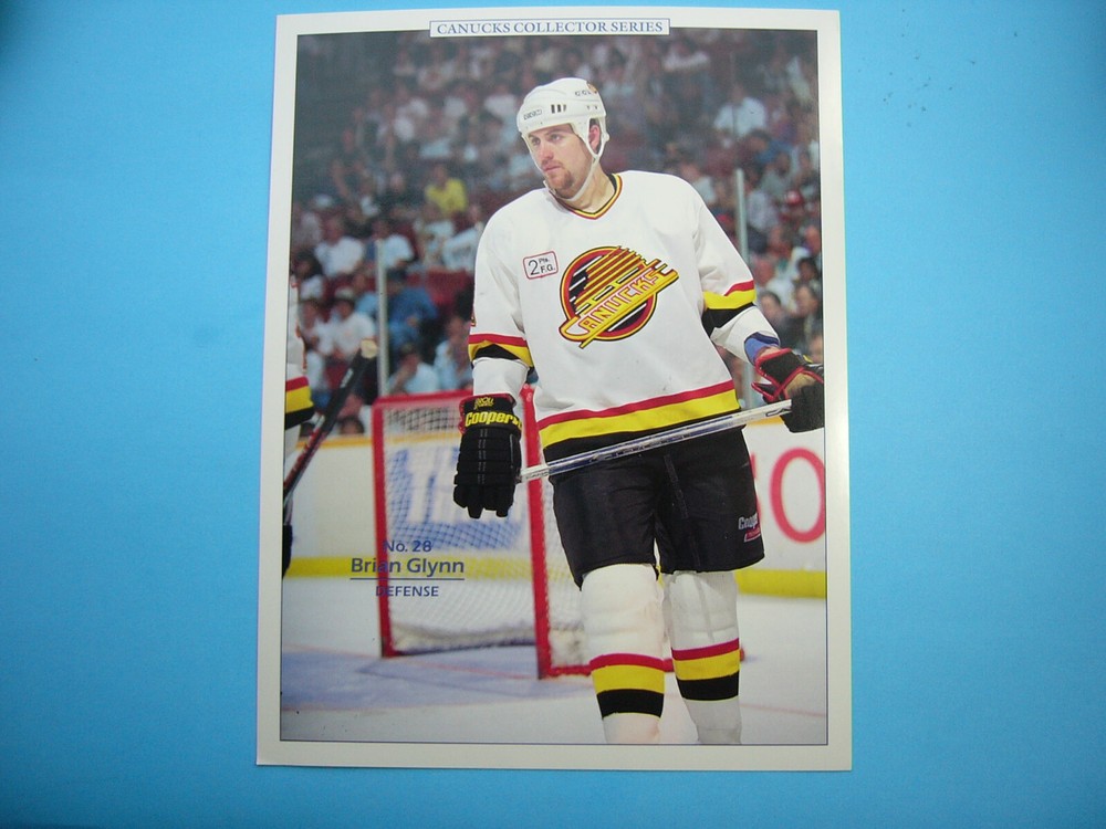 1993/94 VANCOUVER CANUCKS COLLECTORS SERIES NHL HOCKEY PHOTO BRYAN GLYNN SHARP