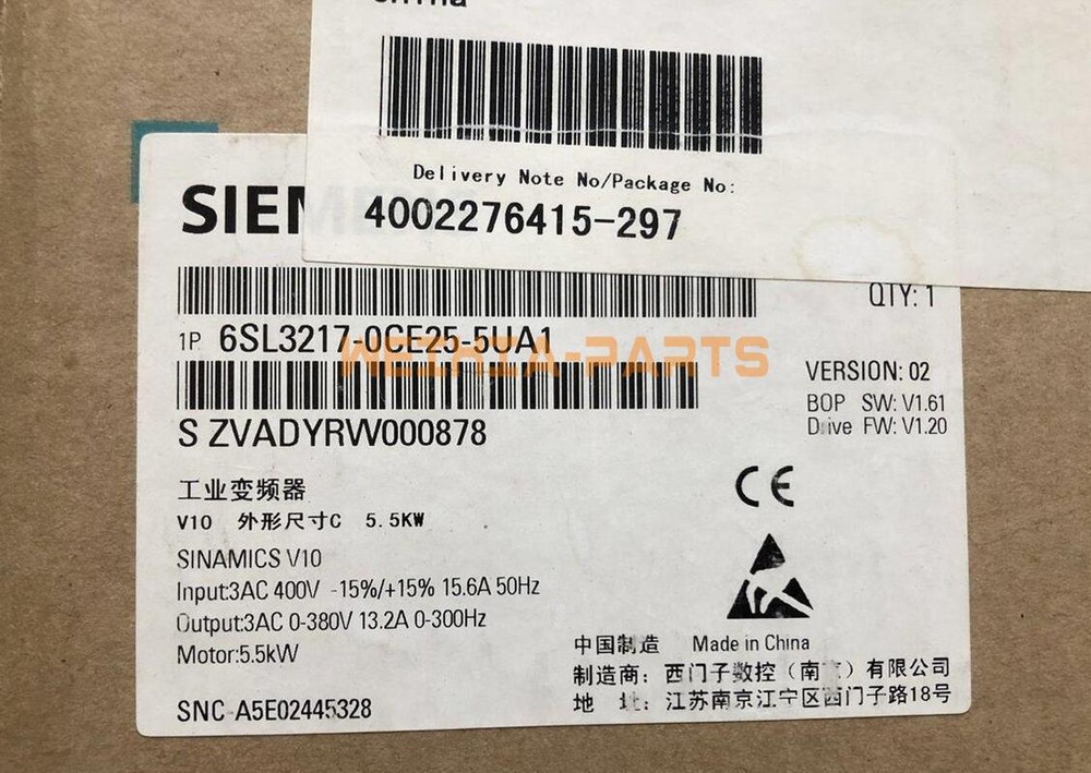 1PC NEW Siemens Converter 6SL3217-0CE25-5UA1 6SL3 217-0CE25-5UA1