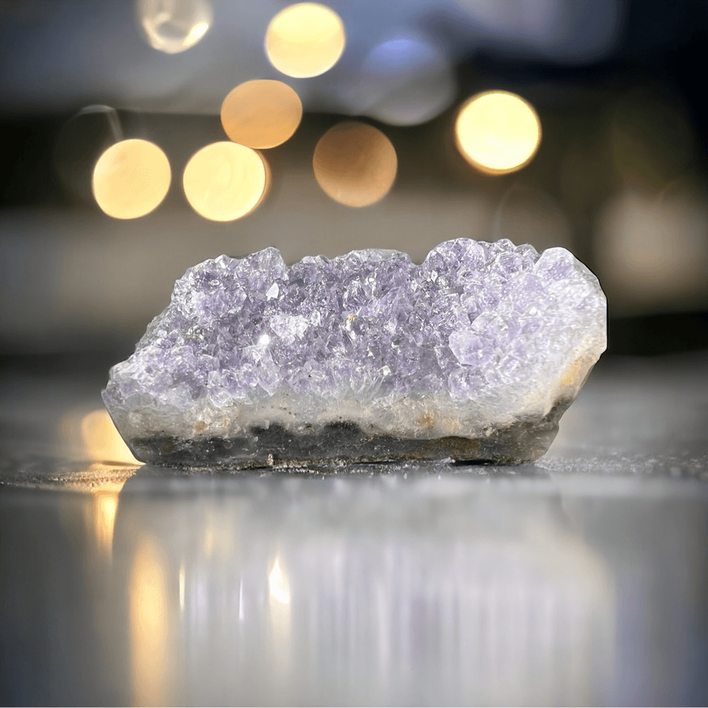Amethyst Druzy Crystal Cluster Natural Healing Stone