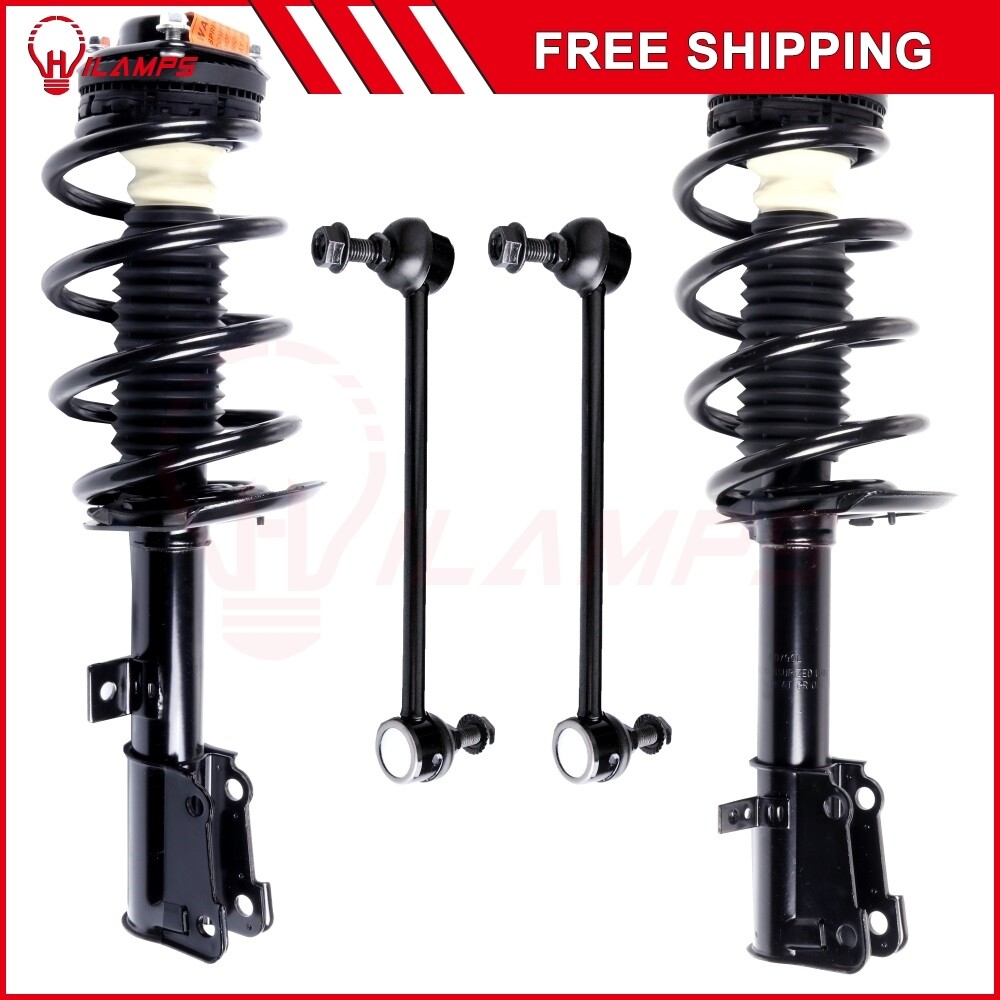 Front Strut Assembly Sway Bar Kit Fits 2009-2019 Dodge Journey V6 Engine