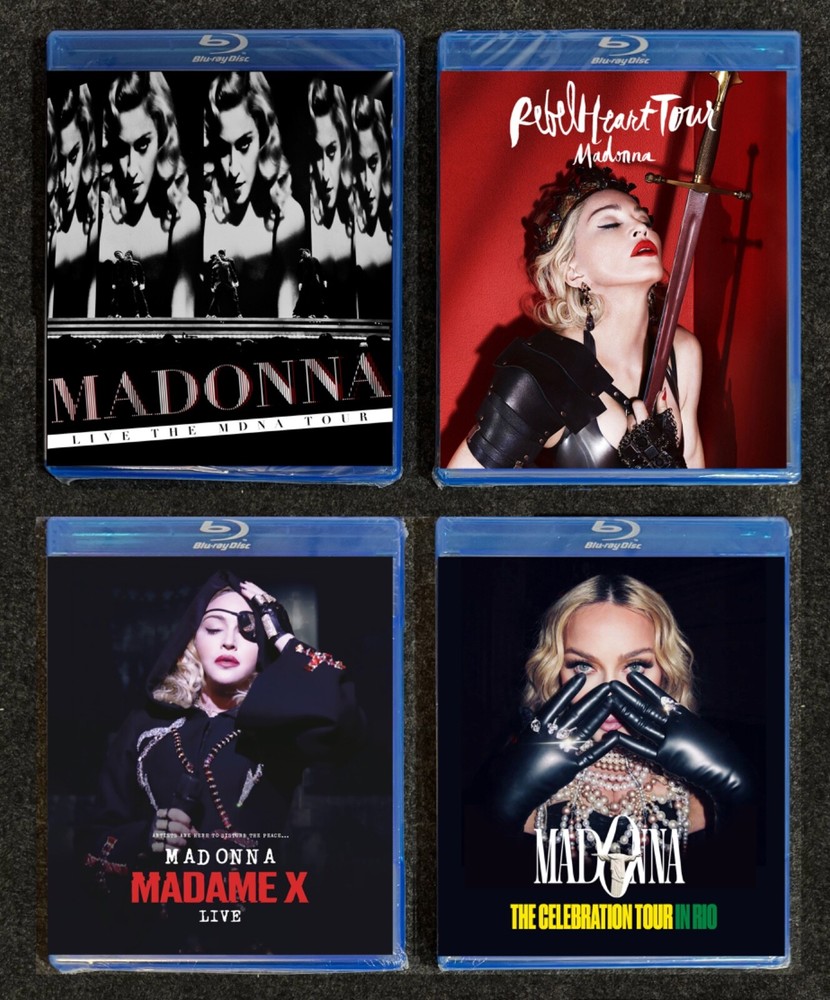 Madonna The Live Tours Blu-ray Collection (4 Blu-rays) CYBER MONDAY SALE-image