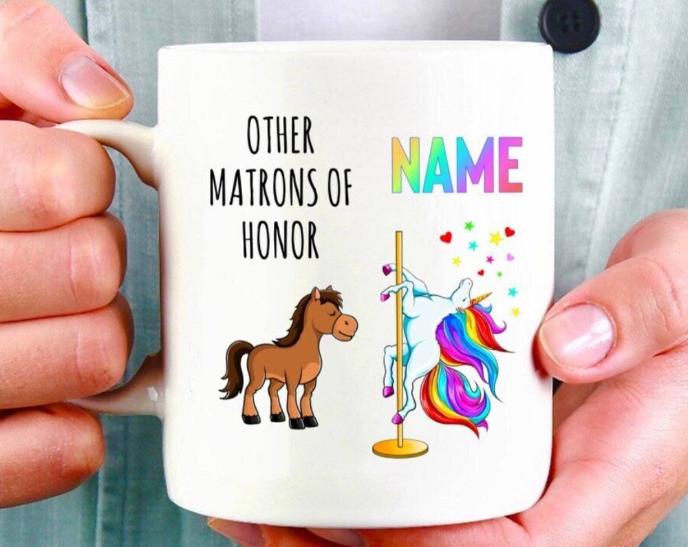 Matron of Honor Bridesmaid Mug – Cute Wedding Gift Idea