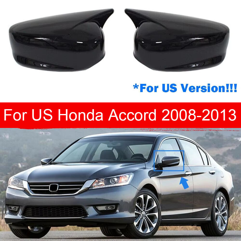 2008-2013 Honda Accord Rearview Mirror Cover Trim Add-On Pair