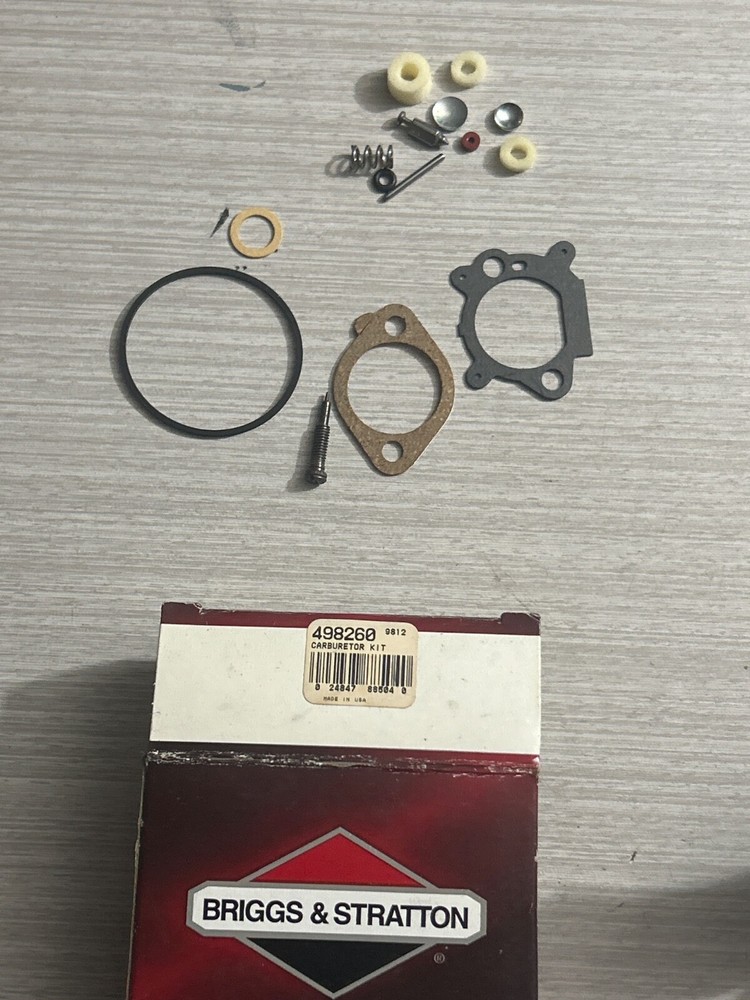 Briggs & Stratton Carburetor Repair Kit 498260 D71 Compatible with D71 Engines
