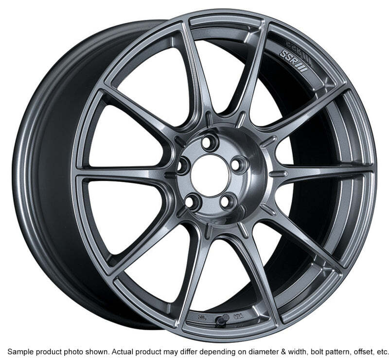 SSR GTX01 18x8.5 5x100 44mm Offset Dark Silver Wheel Fits 02-05 WRX