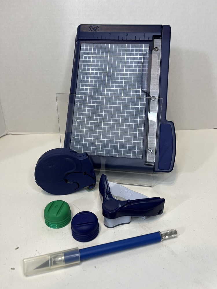 Creative Memories Paper Trimmer w/Drawer + Tape Runner, Corner Rounder, Xacto +