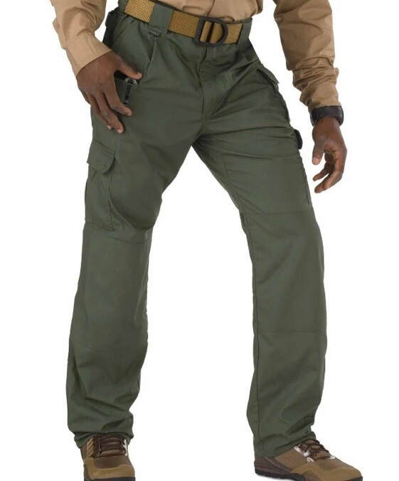 5.11 Men's TACLITE Pro Tactical Pants, Style 74273, Waist 42/34 Green Outdoors