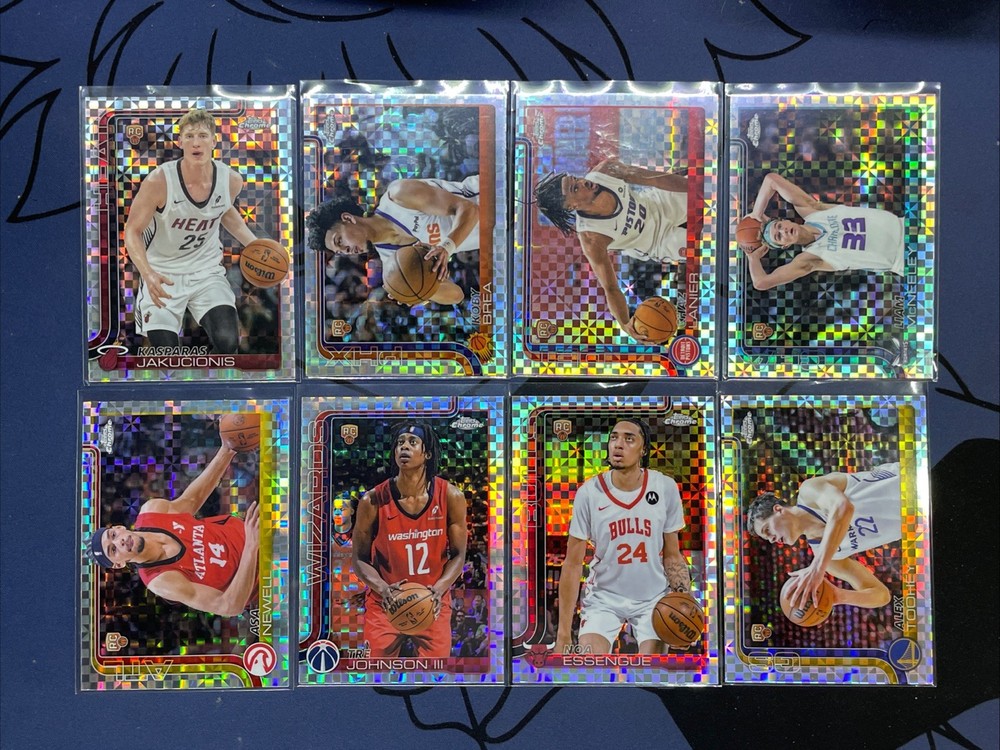 2025-26 Toppscrome Basketball 🏀 15 Card RC Lot XFRACTOR & Refractor