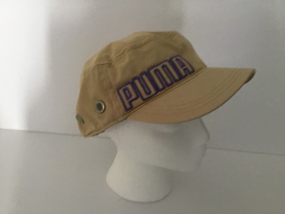 Puma Beige Adjustable Baseball Cap with Side Air Vents  