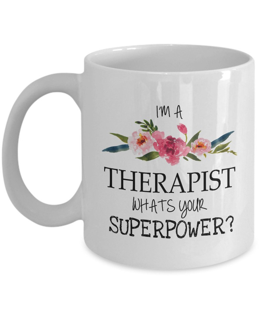 Therapist Gift Funny Mugs Therapist Therapist Mug Christmas Gift Thankyou Gift