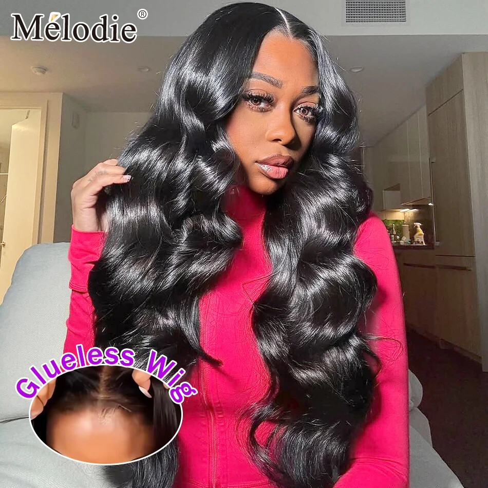 5x5 7x7 Glueless Body Wave Lace Front Human Hair Wig Pre Cut