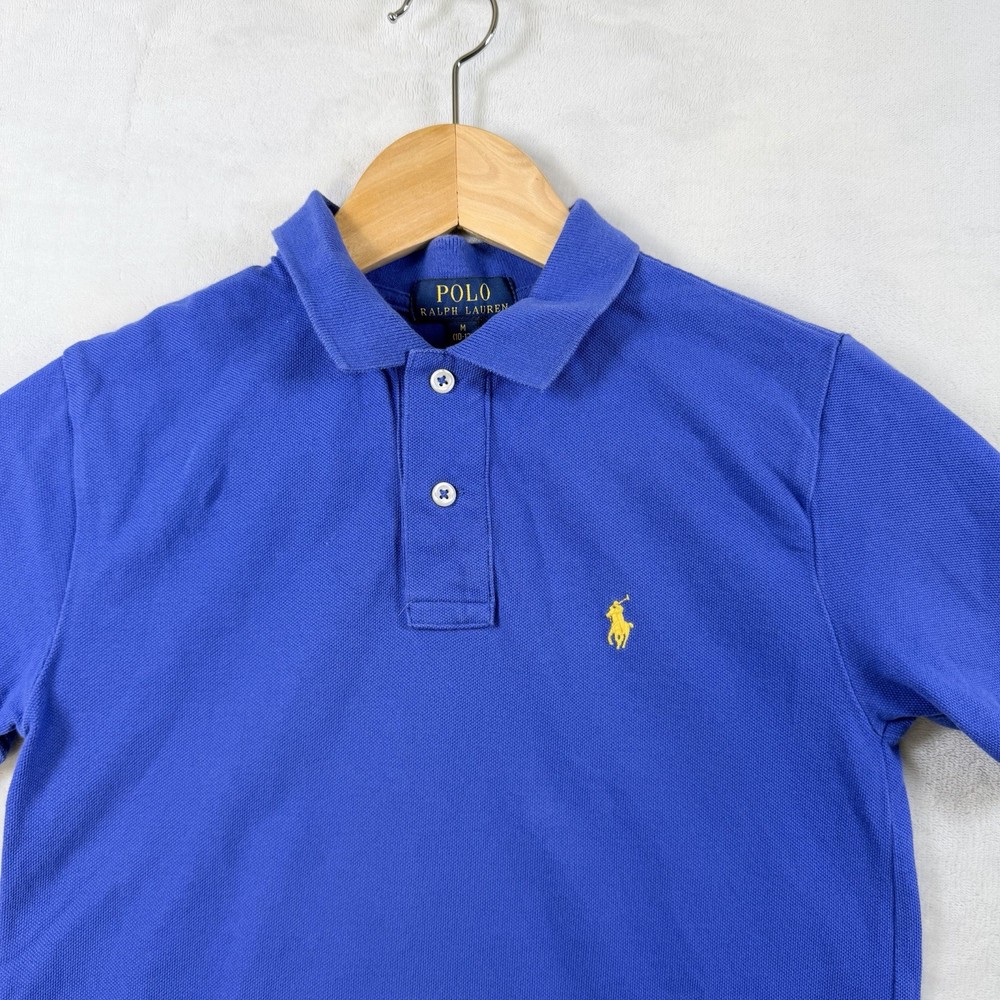 Polo Ralph Lauren Boys Royal Blue Short Sleeve Polo Shirt Size M (10-12)