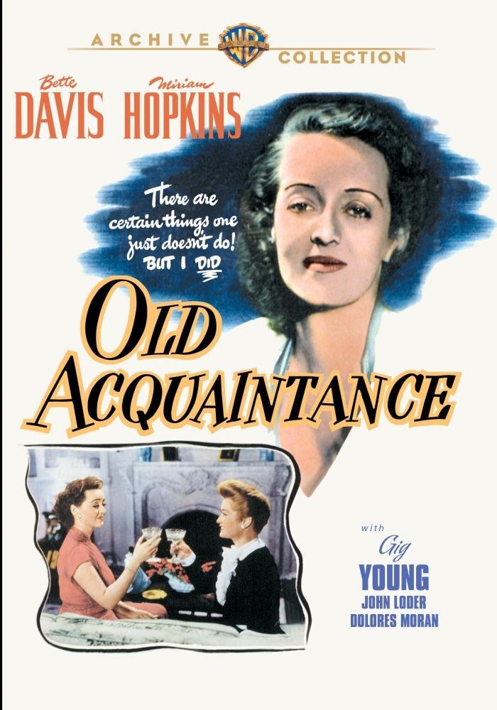 Old Acquaintance (DVD) Dolores Moran Miriam Hopkins Bette Davis