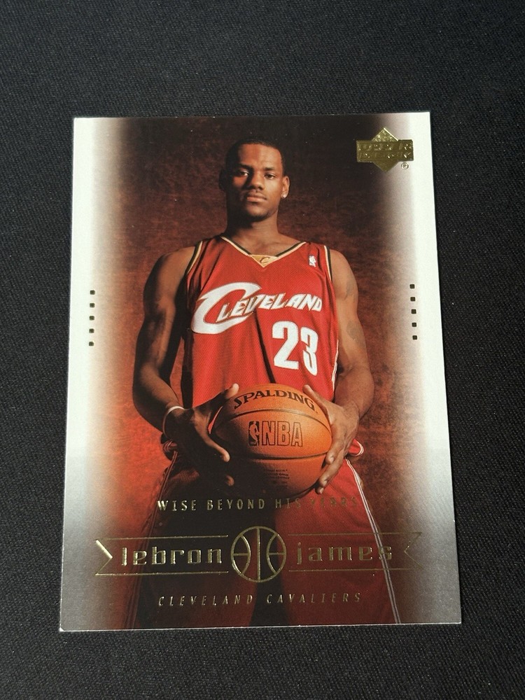 2003 Upper Deck LeBron James Box Set #20 LeBron James/Wise Beyond His Years RC