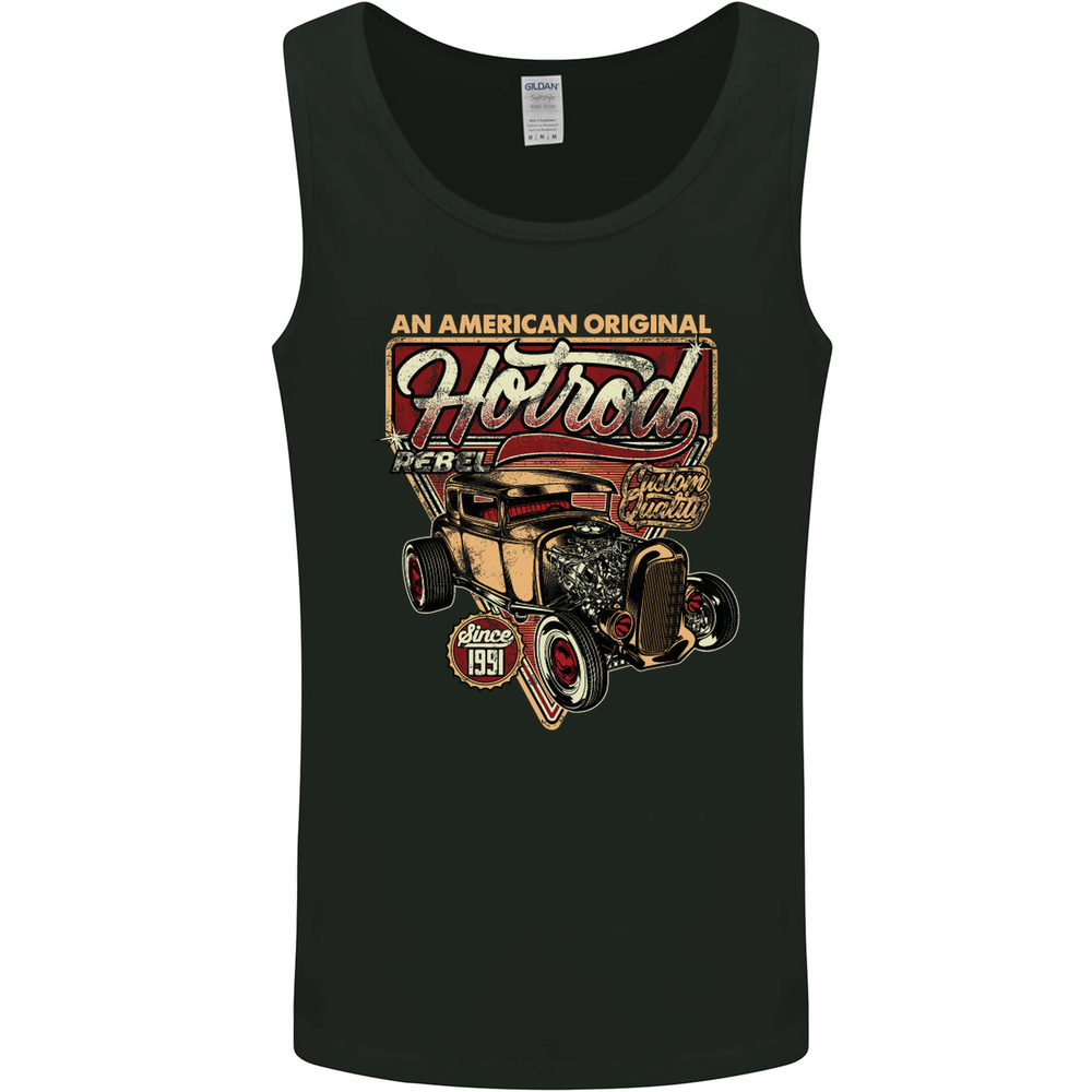 An American Original Hotrod Mens Vest Tank Top