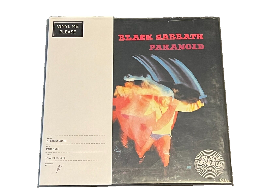 BLACK SABBATH PARANOID VMP VINYL ME PLEASE LP RECORD NEW SEALED! 2015 COCKTAIL