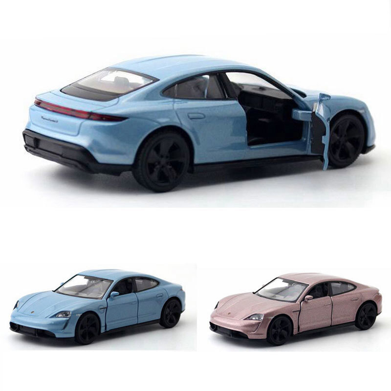 1/36 Porsche Taycan Turbo S Model Toy Car Diecast Toy Vehicle Metal Kids Toys