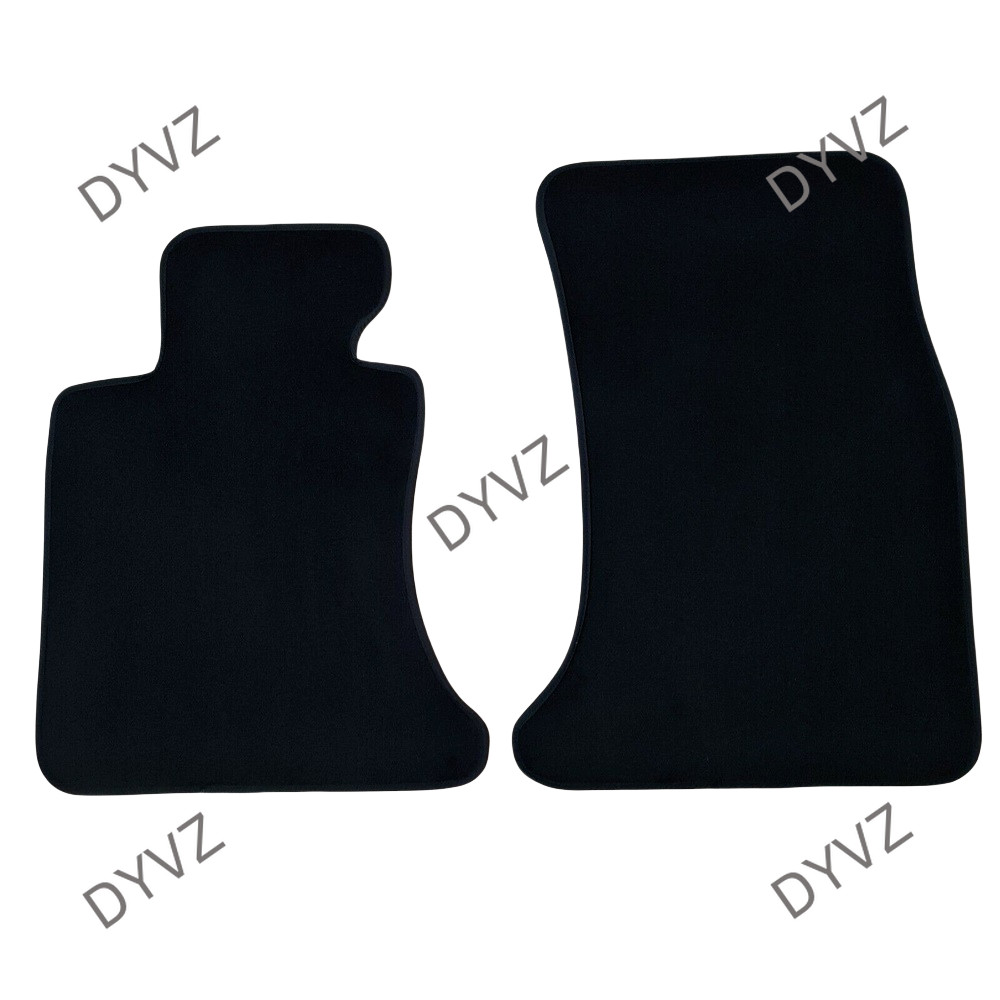 Car Floor Mats Velour For BMW 5 M5 E60 Waterproof Black Carpet Auto Liners New