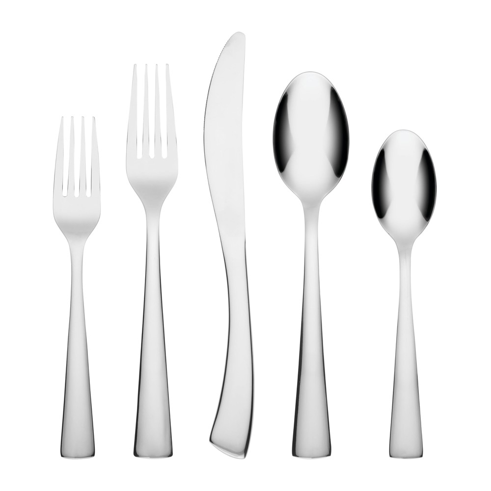 Aladin Mirror 20-Piece Flatware Set 324120CSLG12 Modern Dining Essentials