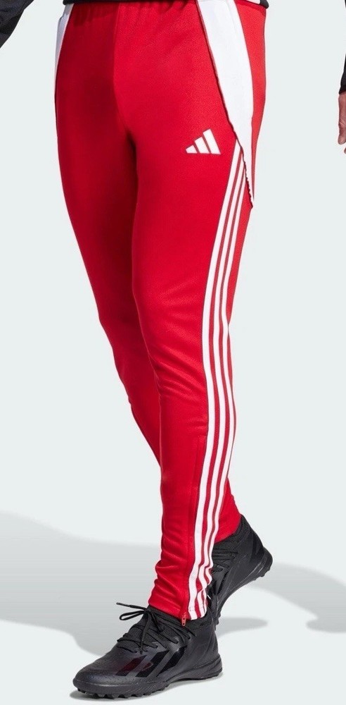 Adidas Tiro 24 Training Pants Men’s  Large Red White TEP Core Soccer Gym NWT