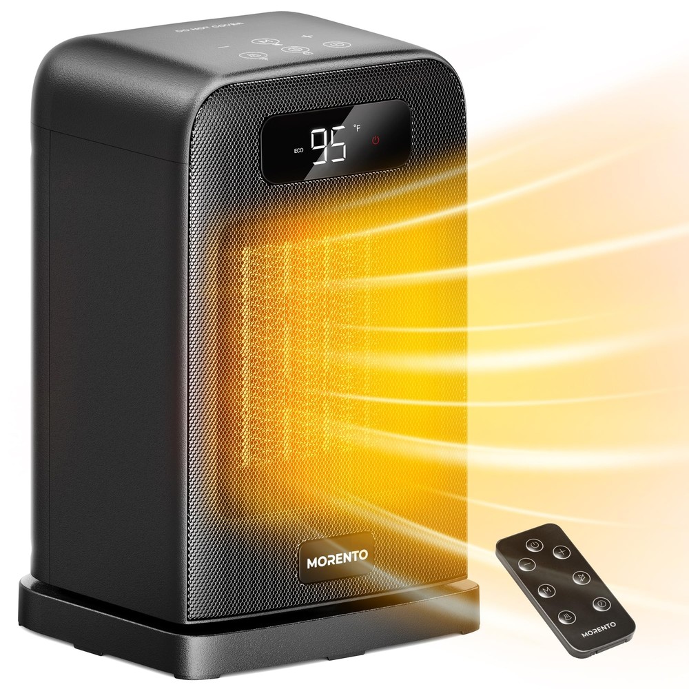 Space Heaters for Indoor Use, 1500W Electric Heater, Desk Heater with Heating...