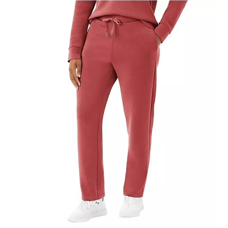 MEMBERS MARK Womens Moisture-Wicking Straight Leg Pants Size M Comfort Fit-image