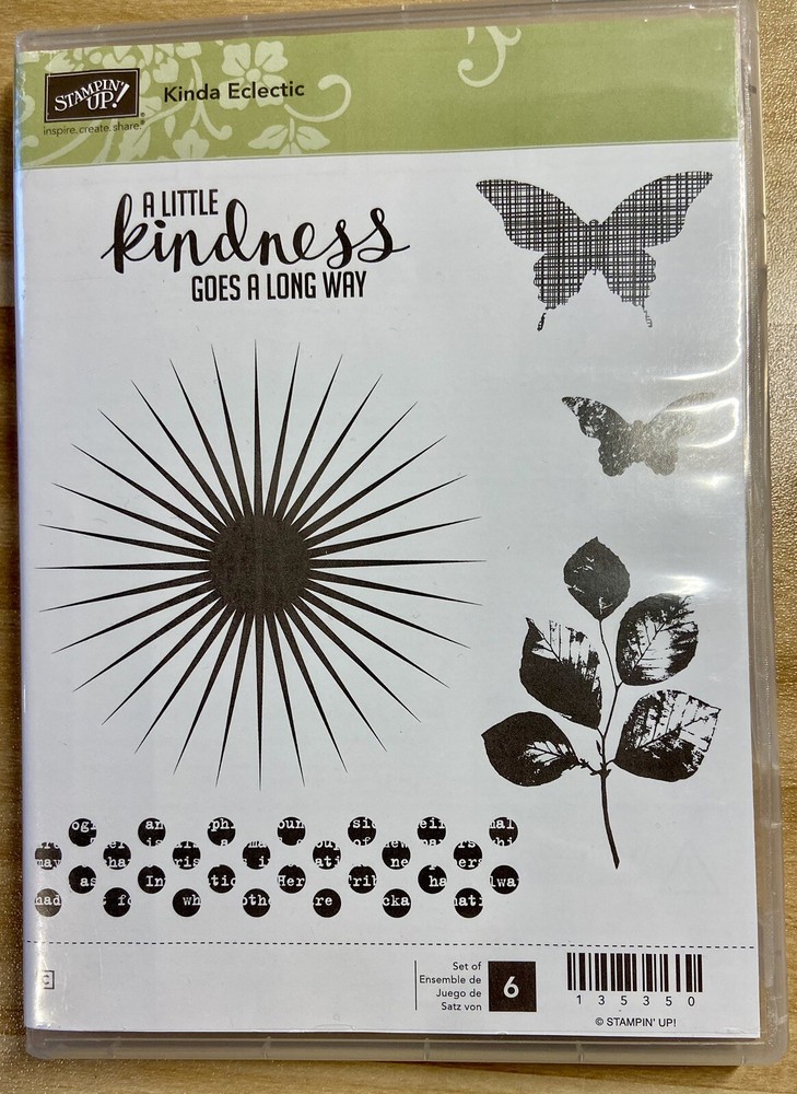 Stampin'Up! KINDA ECLECTIC Rubber stamp set