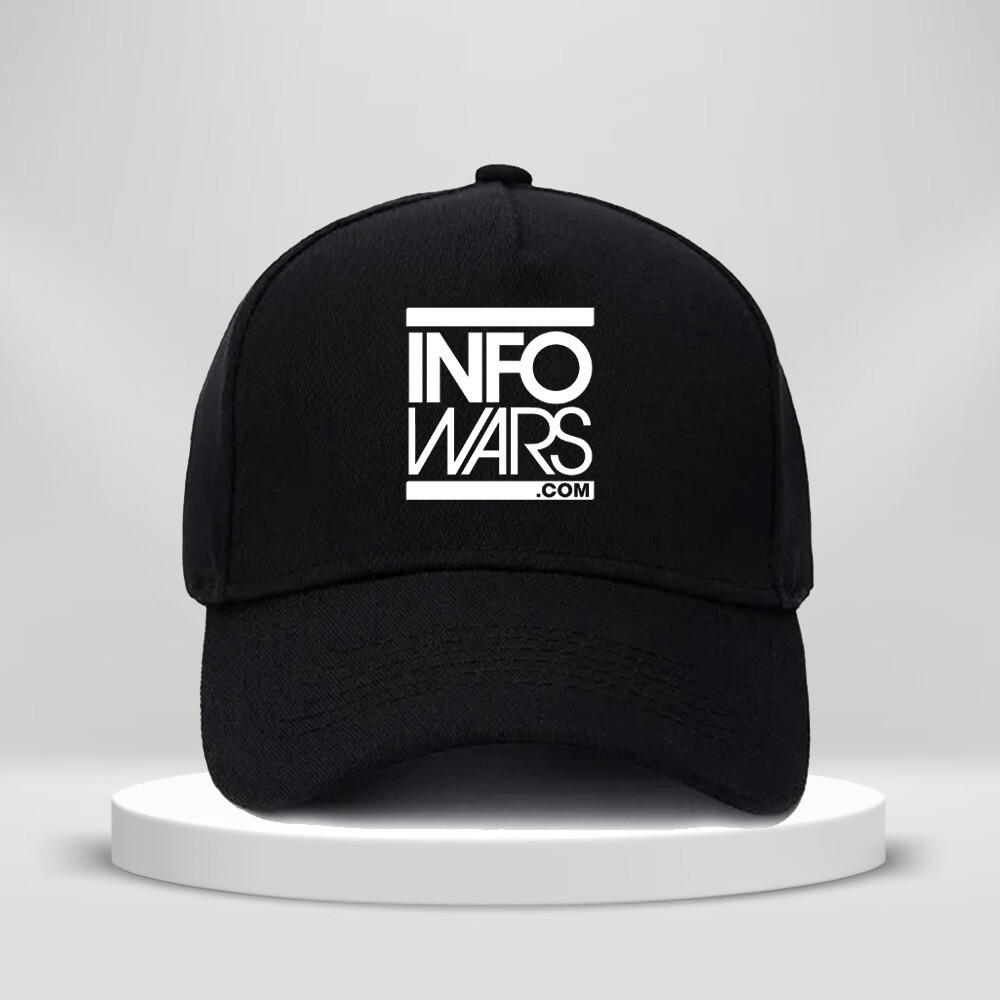 Info Wars Alex Jones Logo Print Hat 5-Panel Baseball Cap Unisex Adult