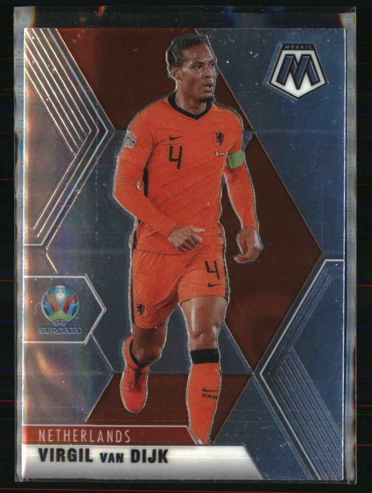 Virgil van Dijk 2021 Panini Mosaic UEFA EURO 2020 #141 SOCCER Card