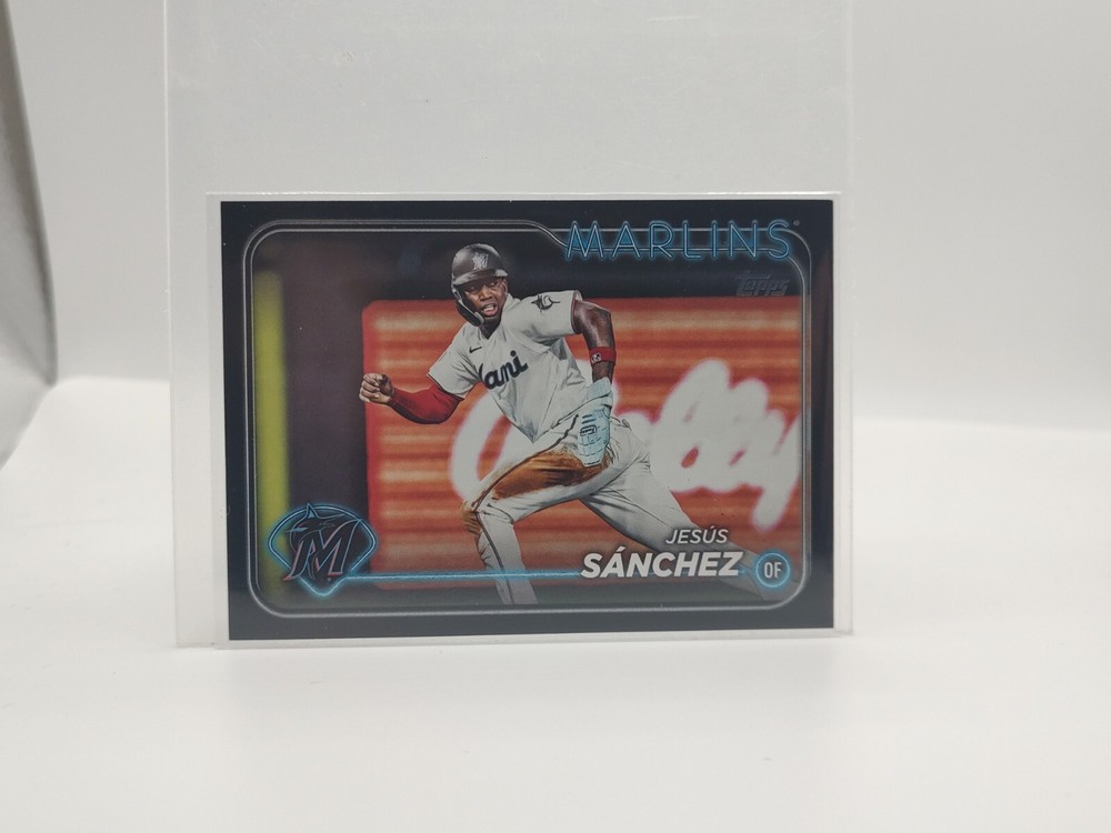 2024 Topps Series 2 Jesus Sanchez Black Parallel /73 Miami Marlins