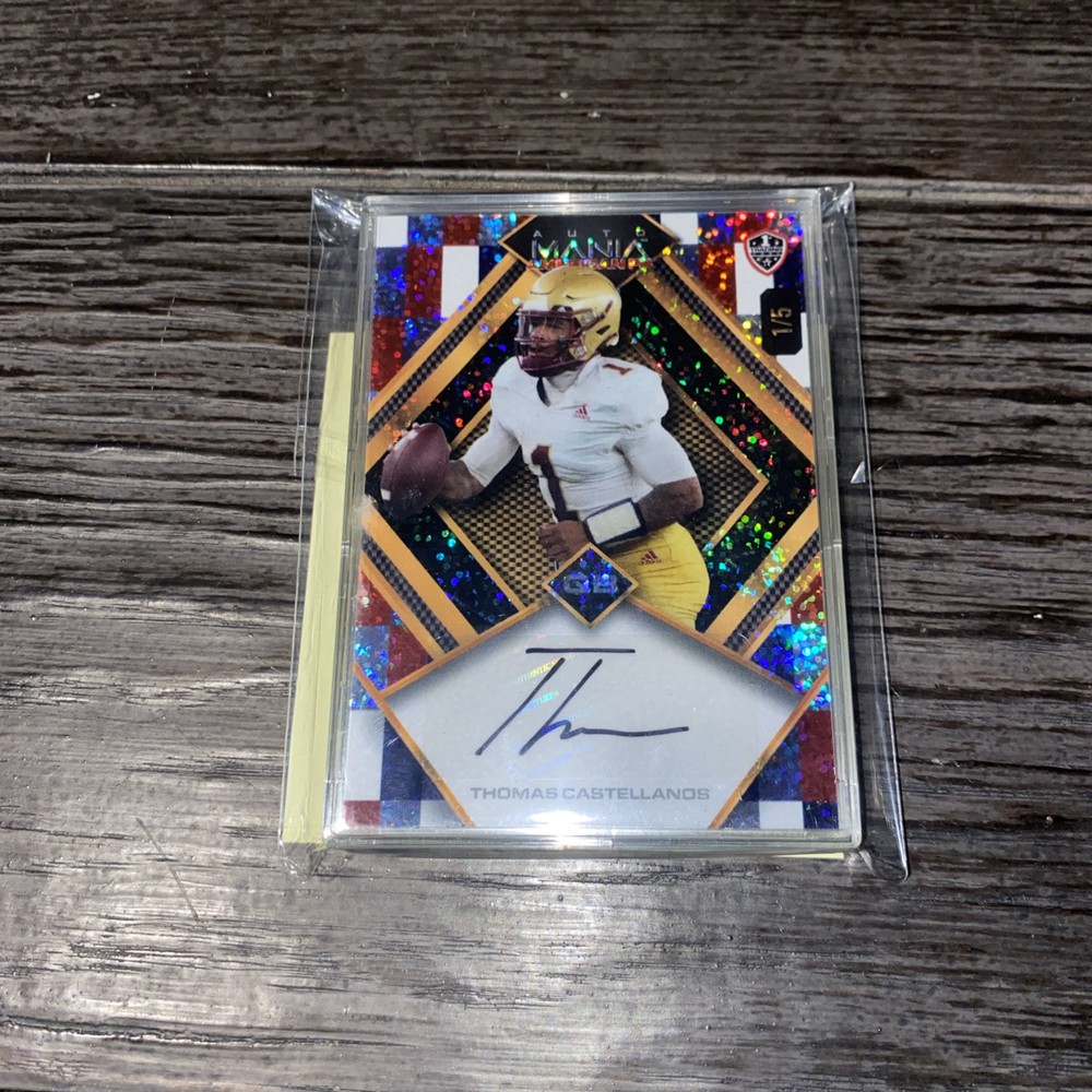 Camiseta deportiva Thomas Castellanos 1/5 Auto Match Rookie Auto Mania