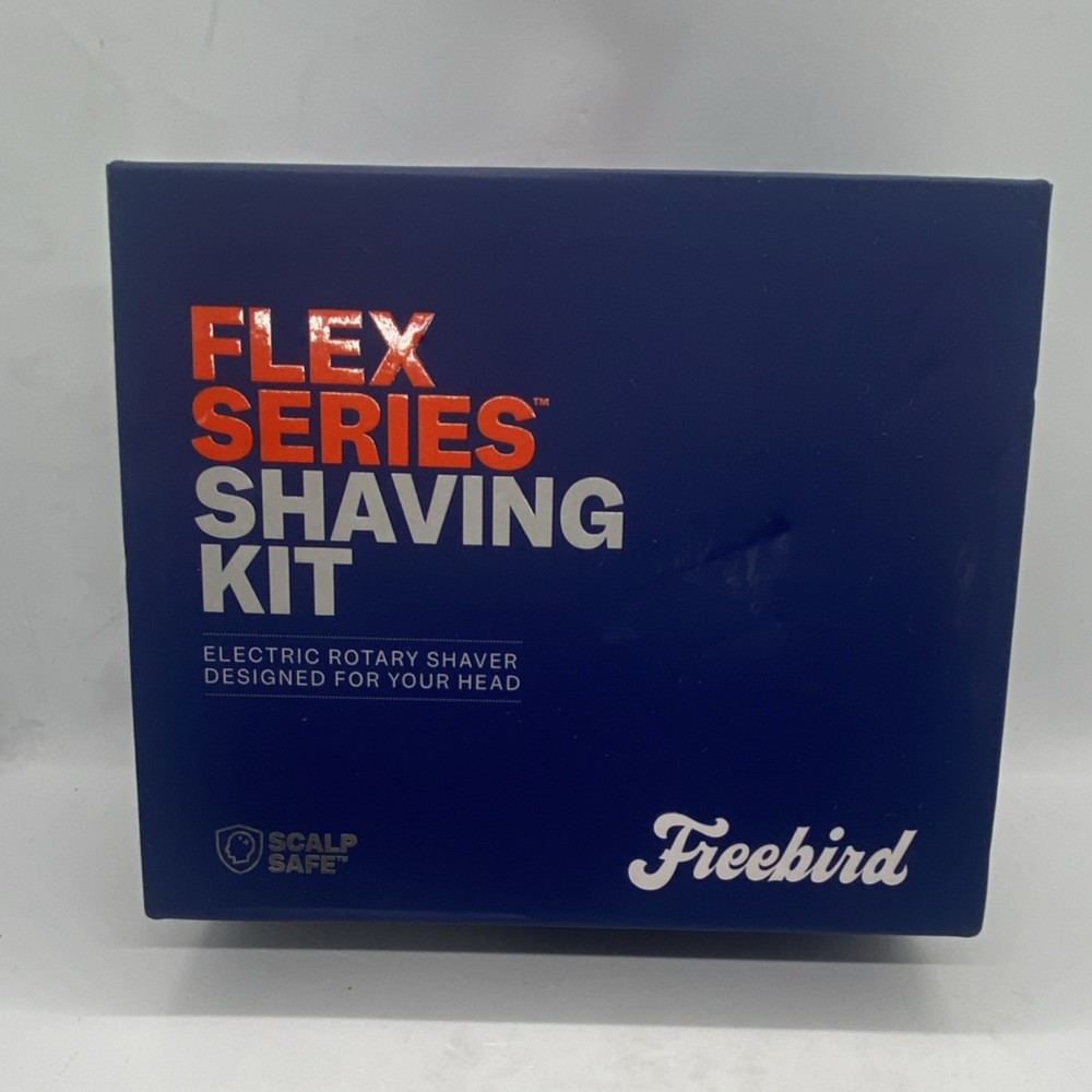 Freebird Flex Series Electric Rotary Shaver Kit Black Gold Multi-Attachment Set