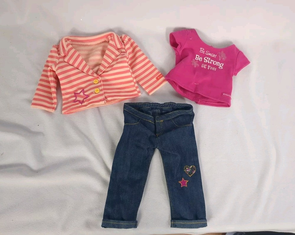 2014 Retired American Girl Bright Stripes Outfit