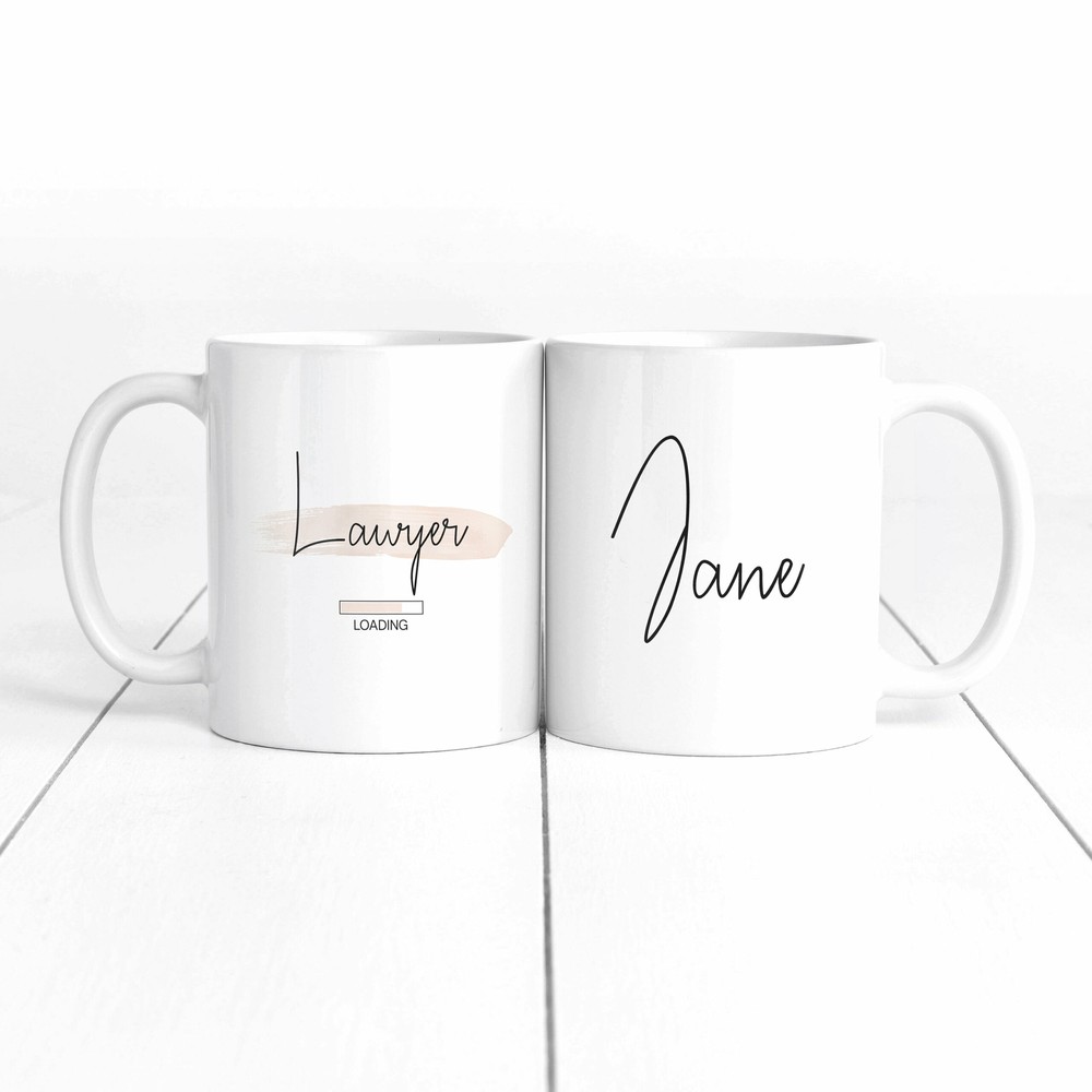 Custom Law School Gift Personalised Law Student Mug Future Lawyer Gift For Law