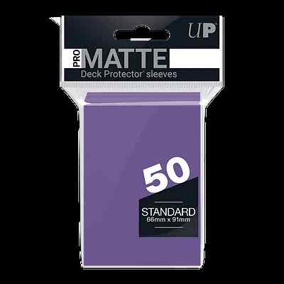 Pro-Matte Sleeves (50ct) - Purple Ultra Pro GAMING SUPPLY BRAND NEW ABUGames