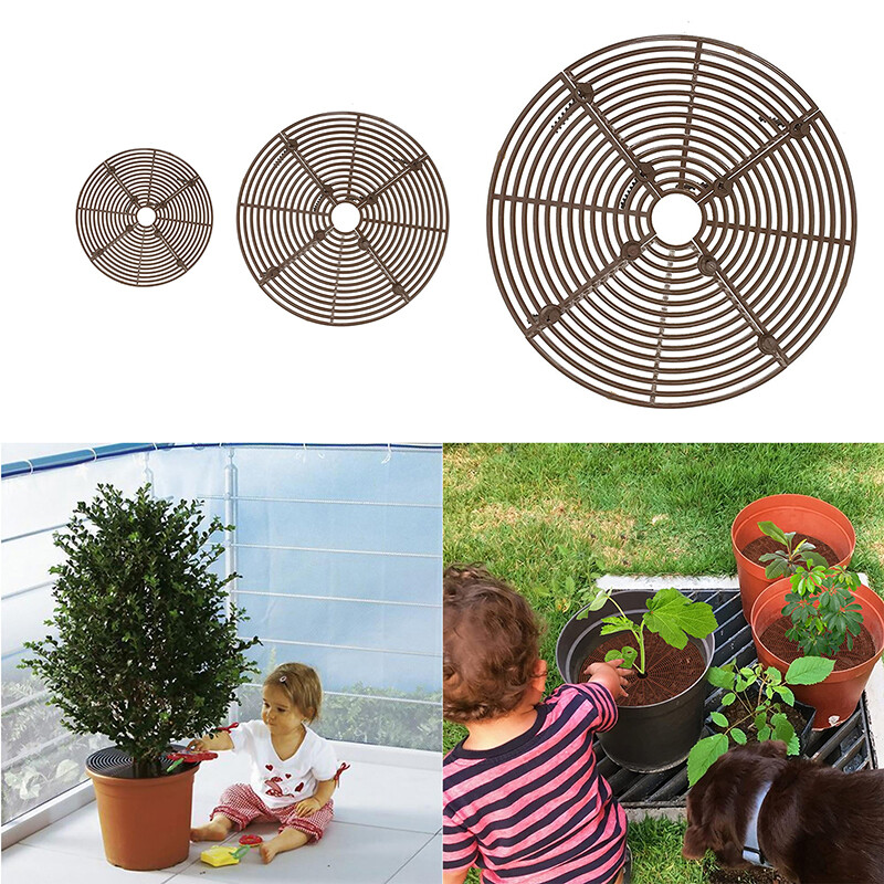 Flower Pot Grid Cover Soil Guard Cover Plant Protector Dog Cat Digging Stopper